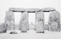 <em>Stonehenge, 1970</em><br />Gelatin silver print<br />Image: 14 1/2 x 23"; Mount: 22 x 32"