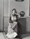 <em>Frida Kahlo Con Globo de Vidrio (In Manuel Alvarez Bravo's Studio)</em>, 1938</br>Gelatin silver print<br>Image: 9 1/2 x 7 1/2"