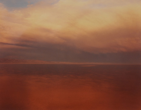 <em>Salton Sea (Red),</em> 1985<br />Ektacolor print<br />Image: 18 1/4 x 23 1/4"; Paper: 20 x 24