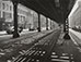 <em>Under the El, Third Avenue, New York</em>, 1946<br>Gelatin silver print</br>Image: 9 1/2 x 12 1/2"; Paper: 11 x 14"