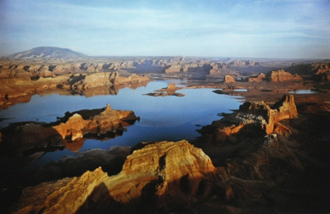 <em>Lake Powell, Arizona, Utah,</em>1967<br />Cibachrome print<br/>Image: 12 3/4 x 19 1/4"; Paper: 20 x 24"