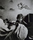 Roman Vishniac (1897-1990)<be><em>The Only Flowers of Her Youth (Sarah)<em>, 1939</br>Gelatin silver print<br>Image: 12 3/8 x 10 3/16"; Paper:12 3/8 x 10 3/16"