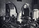 <em>Arches, Interior, Mission Style Villa</em>, ca. 1930-31<br>Vintage gelatin silver print</br>Image: 7 1/2 x 9 1/2"; Mount: 17 x 21"