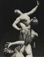 <em>Untitled [Statues, Holiday Card]</em><br />Gelatin silver print<br />Image: 4 5/8 X 3 5/8"; Mount: 5 3/4 x 4 5/8"