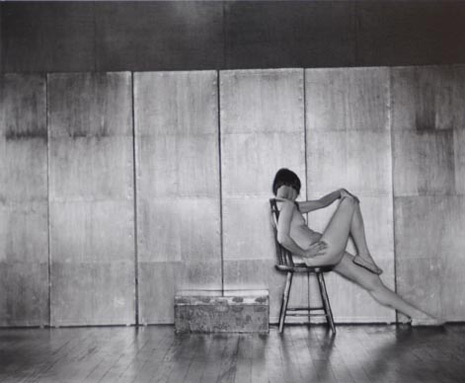 <em>Nude (Margrethe),</em> 1923, printed later by Cole Weston<br />Gelatin silver print<br />Image: 7 3/8 x 8 7/8"; Mount: 13 1/4 x 15"