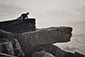 <em>Buckstones, Scammonden Moor, Yorkshire</em>, 1990<br>Platinum print</br>Image 4 3/8 x 6 1/2"; Mount: 14 x 11"