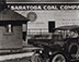 <em>Saratoga Coal (Makes Warm Friends)</em>, 1929<br>Gelatin silver print</br>Image: 7 1/2" x 9"; Paper: 8 x 10"