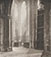 Frederick H. Evans (1853-1943)<br><em>Height and Light in Bourges Catherdral</em>, 1903</br>A photogravure from Camera Work No. 4<br>Image: 3 x 2 3/4"; Tissue/Paper: 11 3/4 x 8 1/4"