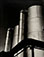 <em>Gas Tanks</em>, c. 1929, printed 1984<br>Gelatin silver print</br>Image: 9 3/8 x 7 1/4"; Mount: 17 x 14"