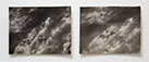 Beaumont Newhall<br><em>Egypt (Clouds-diptych)</em>, 1944</br>Vintage gelatin silver prints