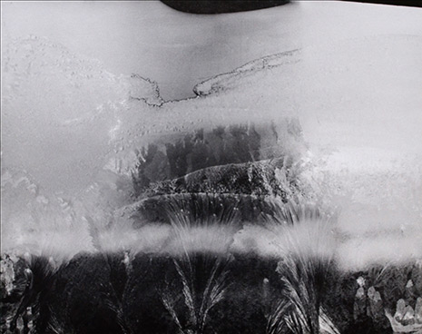 Minor White<br><em>Untitled (Frozen Ice Formations)</em>, 1958</br>Vintage gelatin silver print