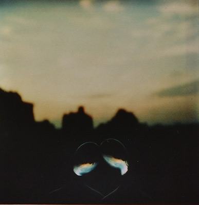 <em>Untitled (Two Heads - pl 52)</em>, 1979 </br>Cibachrome print from a Polaroid 