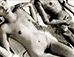 Ralph Steiner<br><em>Nude and Mannequin</em>, 1935, printed later</br>Gelatin silver print<br>Image: 7 3/4 x 9 1/2"