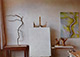 Todd Webb (1905 - 2000)<br><em>Georgia O'Keeffe's Studio at the Abiquiu House, New Mexico</em>, 1962</br>Dye-transfer print 